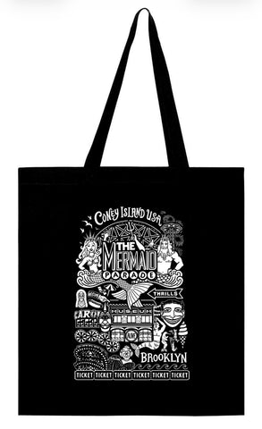 Tote bag - 2026 Mermaid Parade - Black