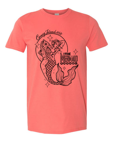 T-Shirt - 2024 Mermaid Parade - Unisex - Coral Silk