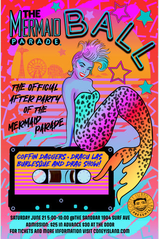 Poster - 2025 Mermaid Parade Ball