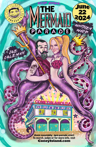 Poster - 2024 Mermaid Parade