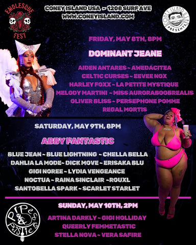 Emolesque Fest - Three Shows - Friday, May 8, Saturday, May 9, 8pm & Sunday, May 10, 2pm