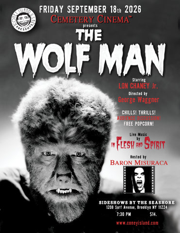 Cemetery Cinema: The Wolfman (1941) - Friday, September 18, 2026 - 7:30pm