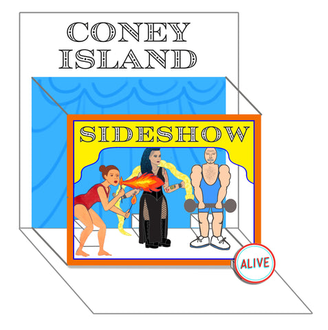 Coney Island Sideshow Banner Pop Up Paper Engineering Workshop With Erin Mathewson - Sunday, March 31, 2024, 1pm