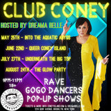 Club Coney: The Glow Party - 21+ Ticket - Thursday, August 24, 2023, 9pm-11pm