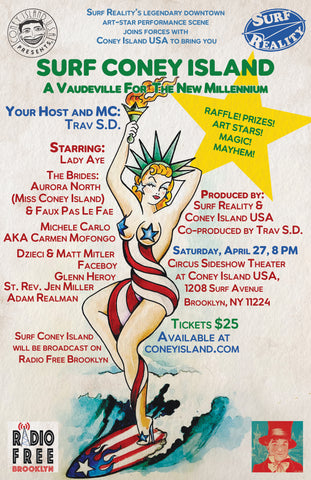 Surf Coney Island: A Vaudeville For The New Millenium - Saturday, April 27, 2024 - 8pm