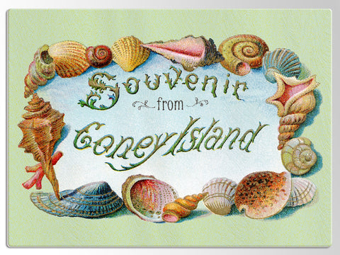 Glass Cutting Board - Coney Island Museum Collection