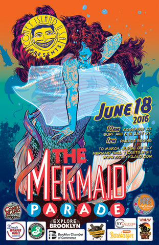 Poster - 2016 Mermaid Parade
