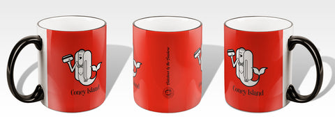 Mug - Hot Dog Mermaid Red
