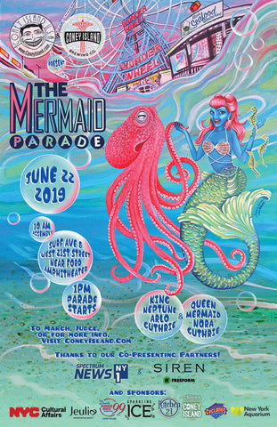 Poster - 2019 Mermaid Parade