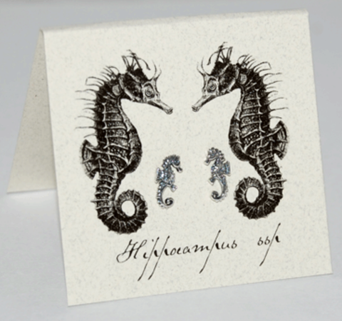 Earrings - Seahorse Silver or Gold