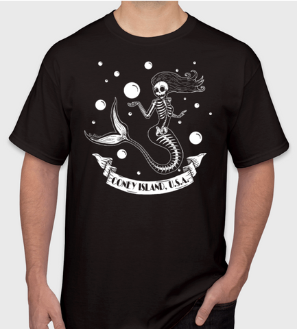 T-Shirt - 2018 Mermaid Parade - Black Unisex