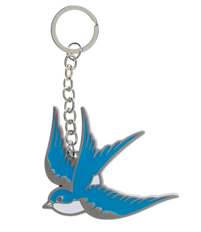 Key Chain - Heart and Sparrow