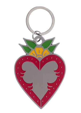Key Chain - Heart and Sparrow
