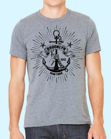 T-Shirt - Brooklyn Anchor Rising - Unisex