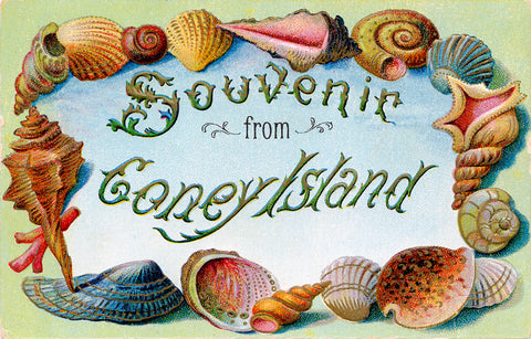 Postcard - Coney Island Souvenier