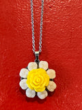 Necklace - Flower Rose Teeth