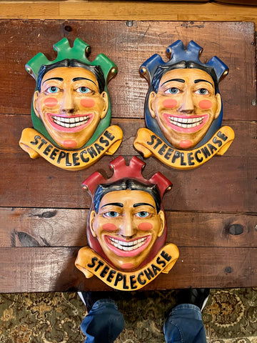 Art - Steeplechase Funny Face Plaques