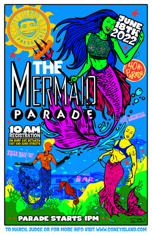 Poster - 2022 Mermaid Parade