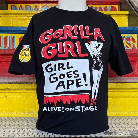 T-Shirt - Gorilla Girl - Unisex Black