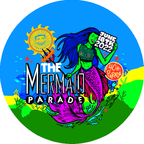 Button - 2022 Mermaid Parade