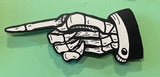 Art - Skeleton Hand on Wood