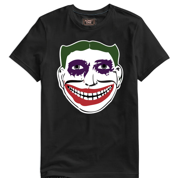 joker face t shirt