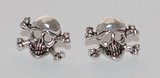 Earrings - Skull and Bone Silver or Gold